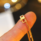 ¡®Lumi¡¯STAR AND SUN DIAMOND PINK GOLD NECKLACE