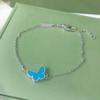Lumi® Butterfly Türkis Schmetterlingsarmband Silber