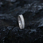 ¡®Lumi¡¯PERLEE DIAMOND SILVER RING