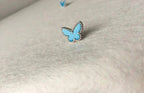 ¡®Lumi¡¯BUTTERFLY TURQUOISE EARRINGS SILVER