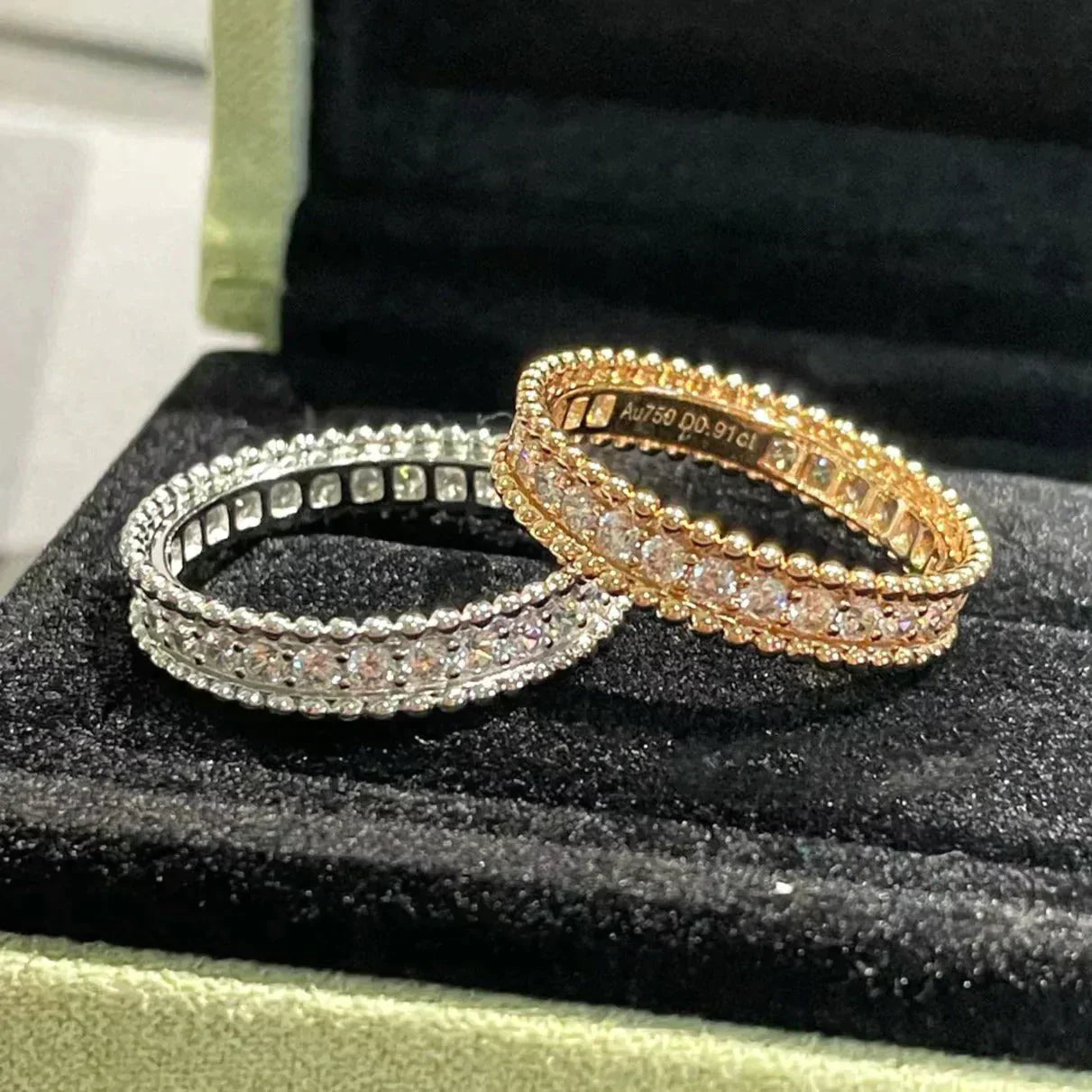 Lumi® PERLEE DIAMANT-ROSÉGOLD-RING