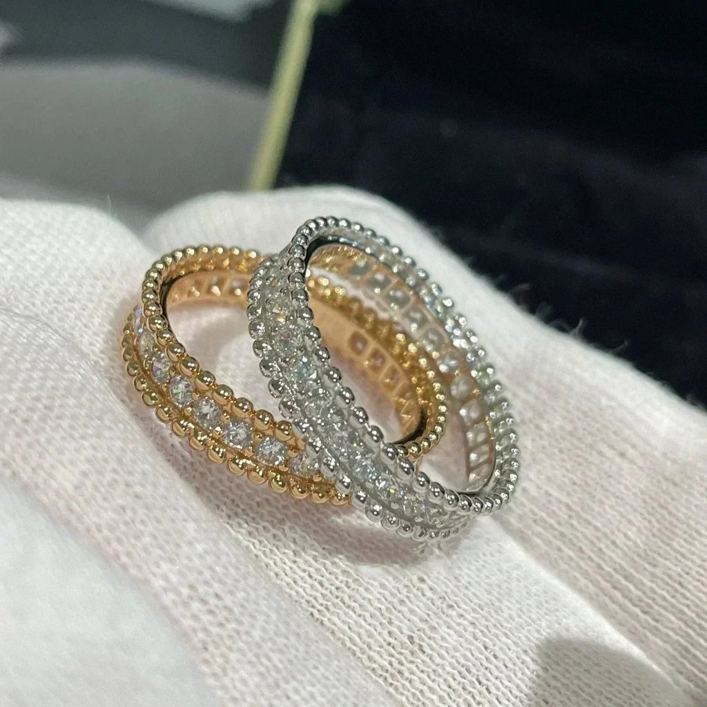 Lumi® PERLEE DIAMANT-ROSÉGOLD-RING
