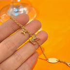 ¡®Lumi¡¯LOGO STAR MOTIF GOLD BRACELET