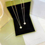 ¡®Lumi¡¯CLOVER MINI 9.5MM WHITE MOTHER-OF-PEARL NECKLACE