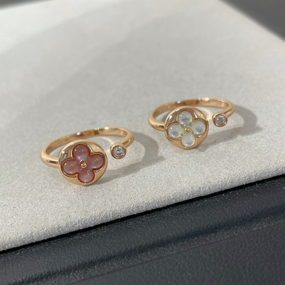 ¡®Lumi¡¯SUN 1 DIAMOND PINK MOP RING