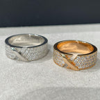 ¡®Lumi¡¯LIENS EVIDENCE DIAMANT-PAVED-RING