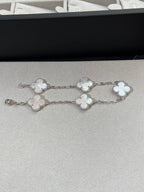 [Lumi]New CLOVER WHITE PEARL MOP 5 MOTIF BRACELET COLLECTION