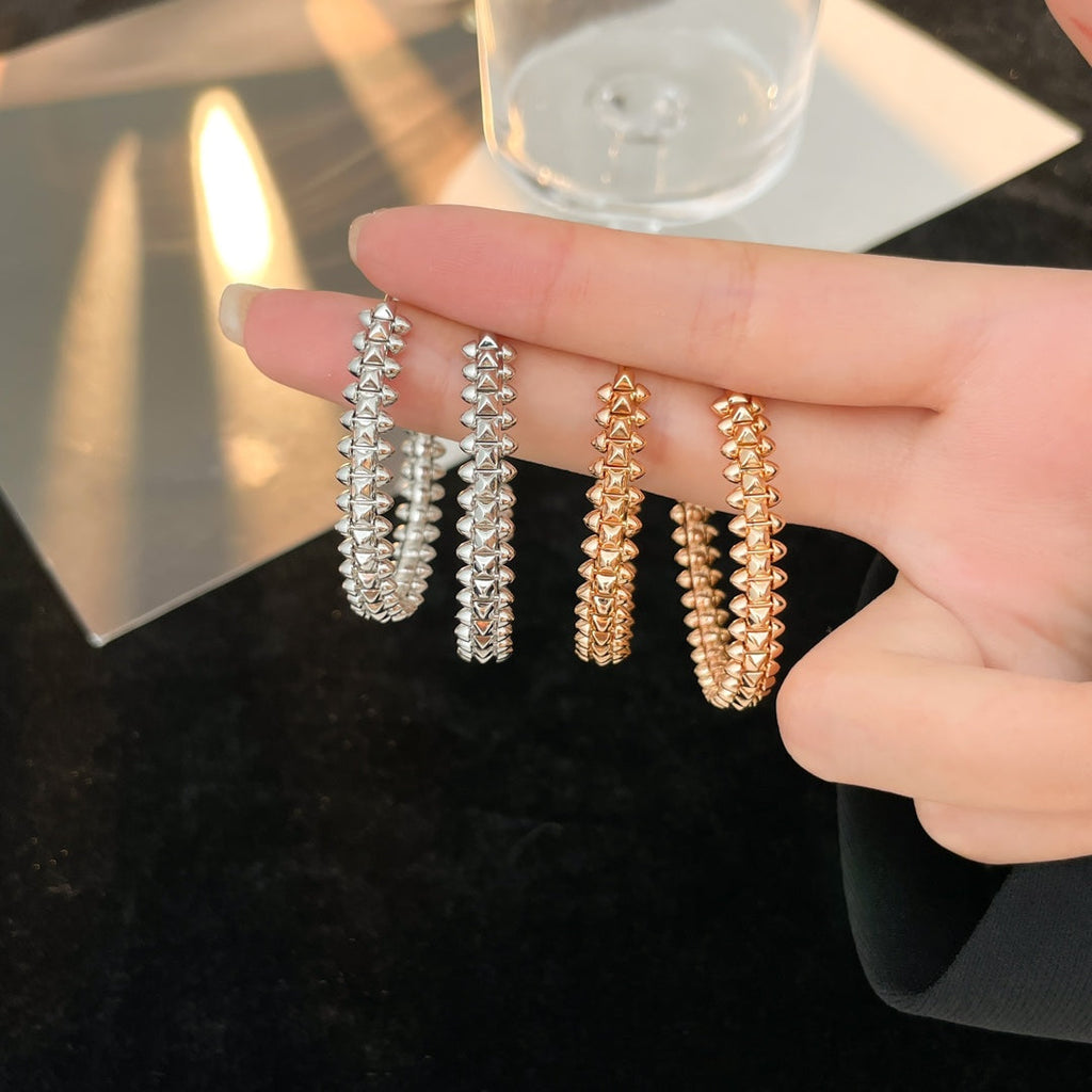 ¡®Lumi¡¯CLASH HOOP EARRINGS