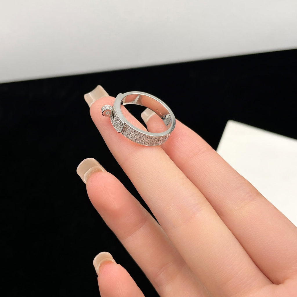 LumiKELLY SILBER-DIAMANTRING