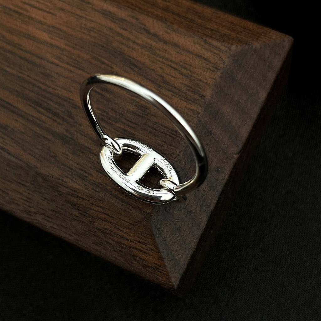 ¡®Lumi¡¯RONDE KLEINER SILBER-DIAMANTRING