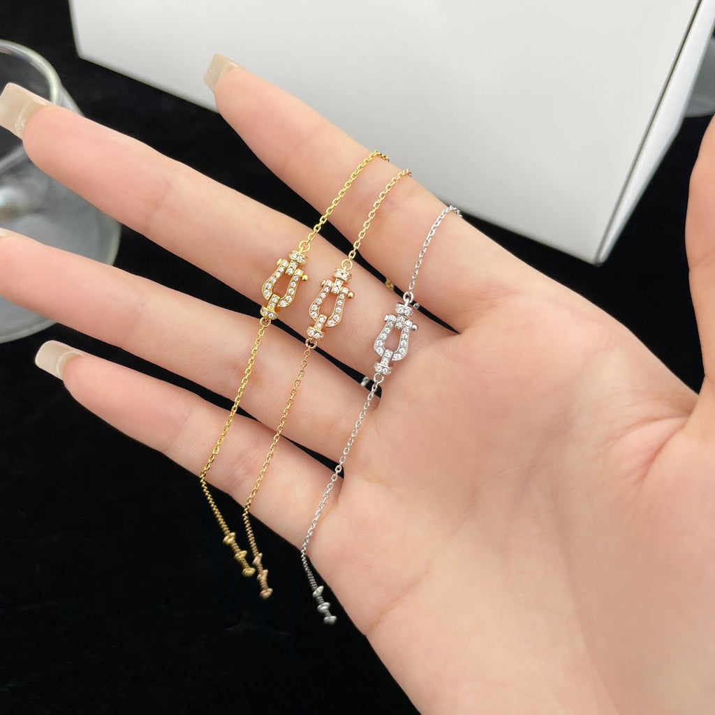 ¡®Lumi¡¯FORCE 10 FULL DIAMOND BUCKLE CHAIN LINK MINI MODEL