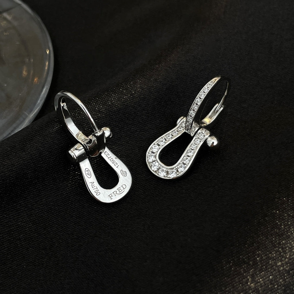 ¡®Lumi¡¯FORCE 10 FULL DIAMOND DROP EARRINGS MEDIUM MODEL