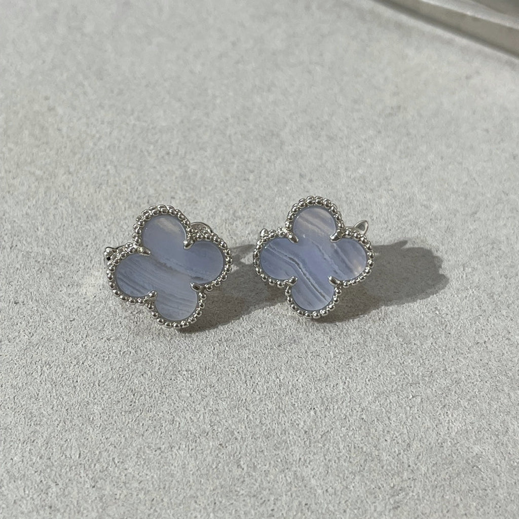 Lumi® CLOVER CHALCEDONY SILBER-OHRSTÖSSE