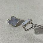 Lumi® CLOVER CHALCEDONY SILBER-OHRSTÖSSE