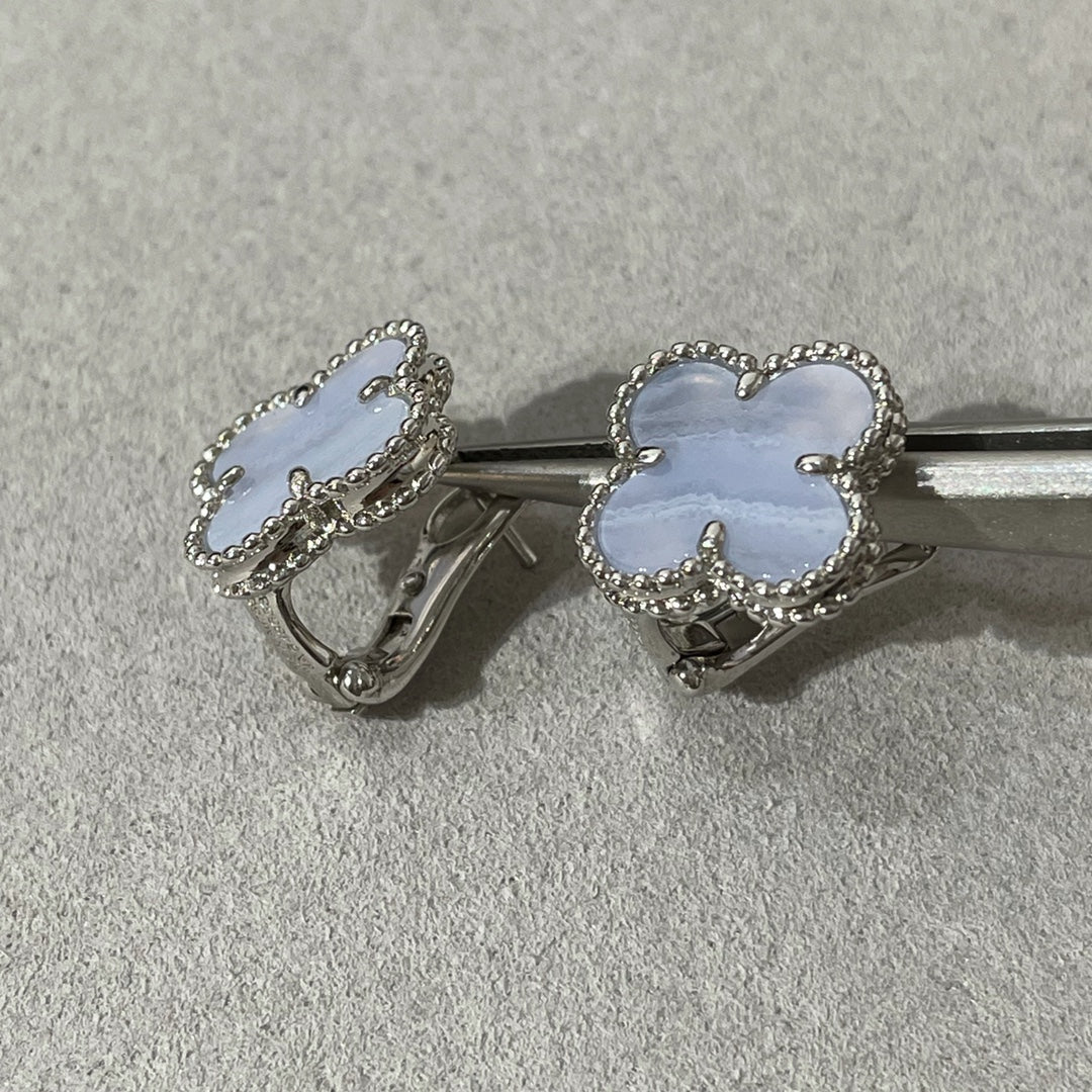 Lumi® CLOVER CHALCEDONY SILBER-OHRSTÖSSE