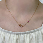 ¡®Lumi¡¯FORCE 10 DIAMOND PINK GOLD NECKLACE