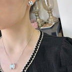 ¡®Lumi¡¯POP H SKY BLUE NECKLACE