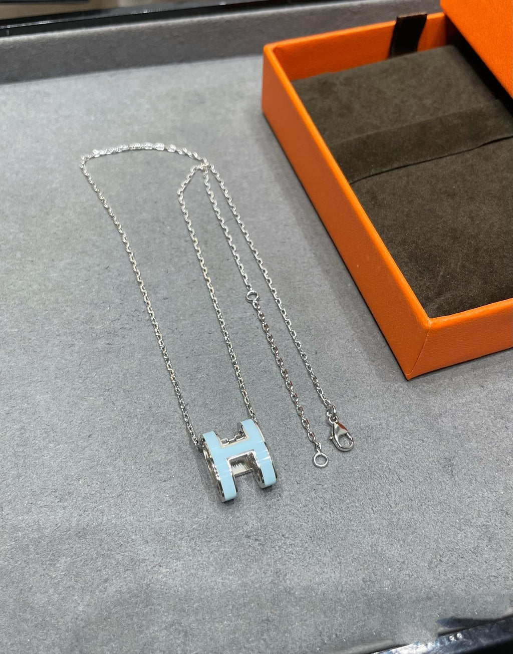 ¡®Lumi¡¯POP H SKY BLUE NECKLACE