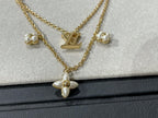 ¡®Lumi¡¯FLOWERGRAM GOLD MOP DOPPELREIHEN-KETTE