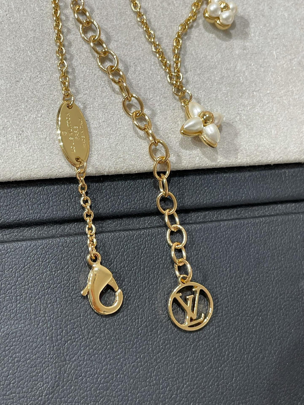 ¡®Lumi¡¯FLOWERGRAM GOLD MOP DOPPELREIHEN-KETTE