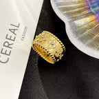 Lumi® Perlee Diamantring, groß 