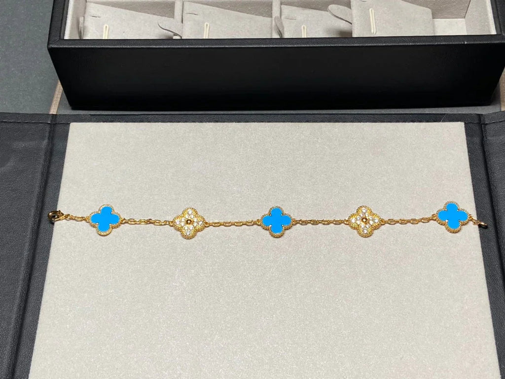 [Lumi] Neue Armbandkollektion „Clover 5 Motif Blue Agate“