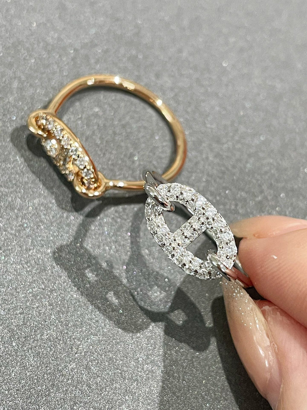 ¡®Lumi¡¯RONDE KLEINER DIAMANTRING