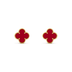 Lumi® CLOVER MEDIUM 1 MOTIFS CARNELIAN EARRINGS