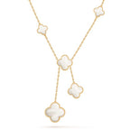 ¡®Lumi¡¯CLOVER MOTHER OF PEARL NECKLACE 6 MOTIF