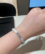 [Lumi Jewelry]2026 BRAND-NEW FROSTED BRACELET WITH DIAMONDS THREE COLORS