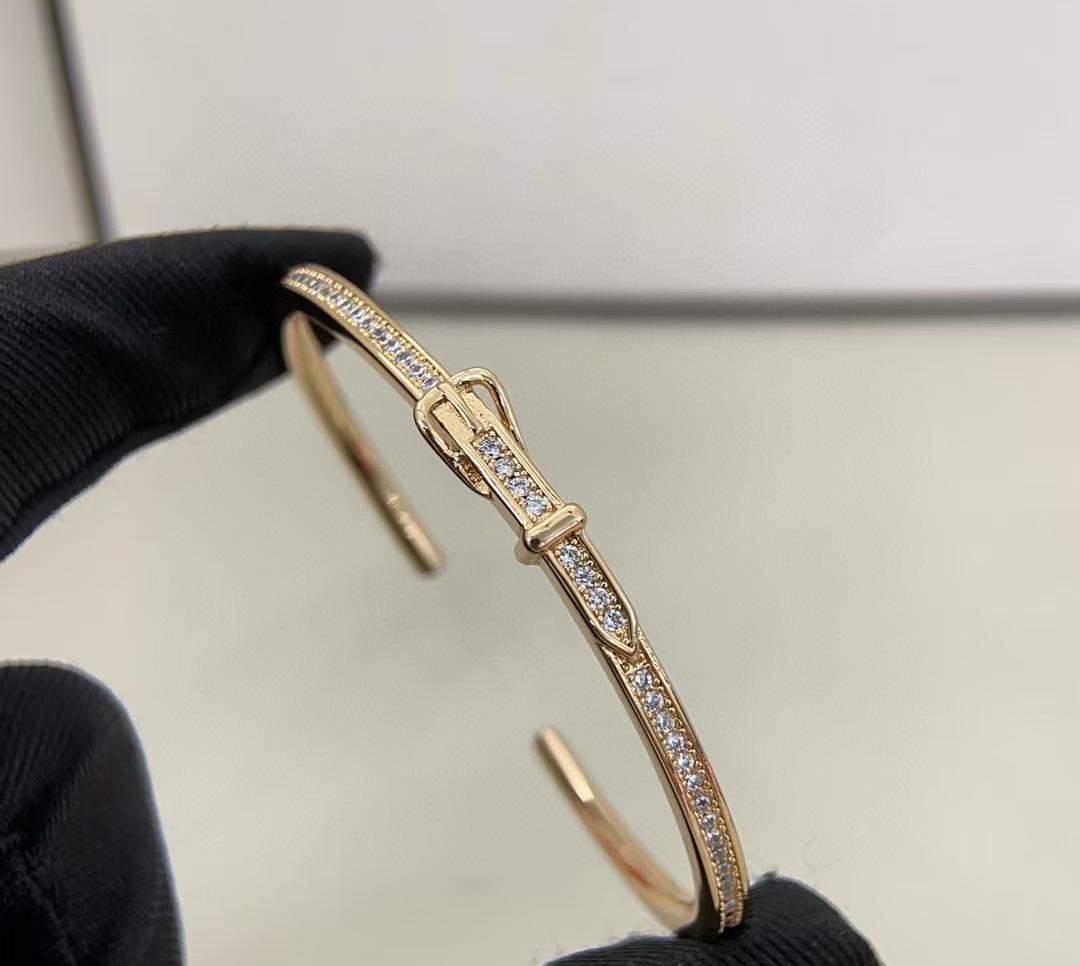 [Lumi Jewelry]DIAMOND-ENCRUSTED BRACELET THREE COLORS