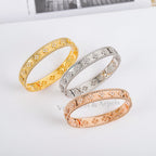 Lumi® Kleeblatt-Armband mit 8 mm Diamanten