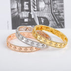 Lumi® Kleeblatt-Armband mit 8 mm Diamanten