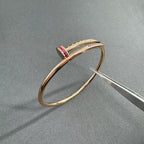 [Lumi]JUSTE BRACELET 2.5MM DIAMONDS NEW