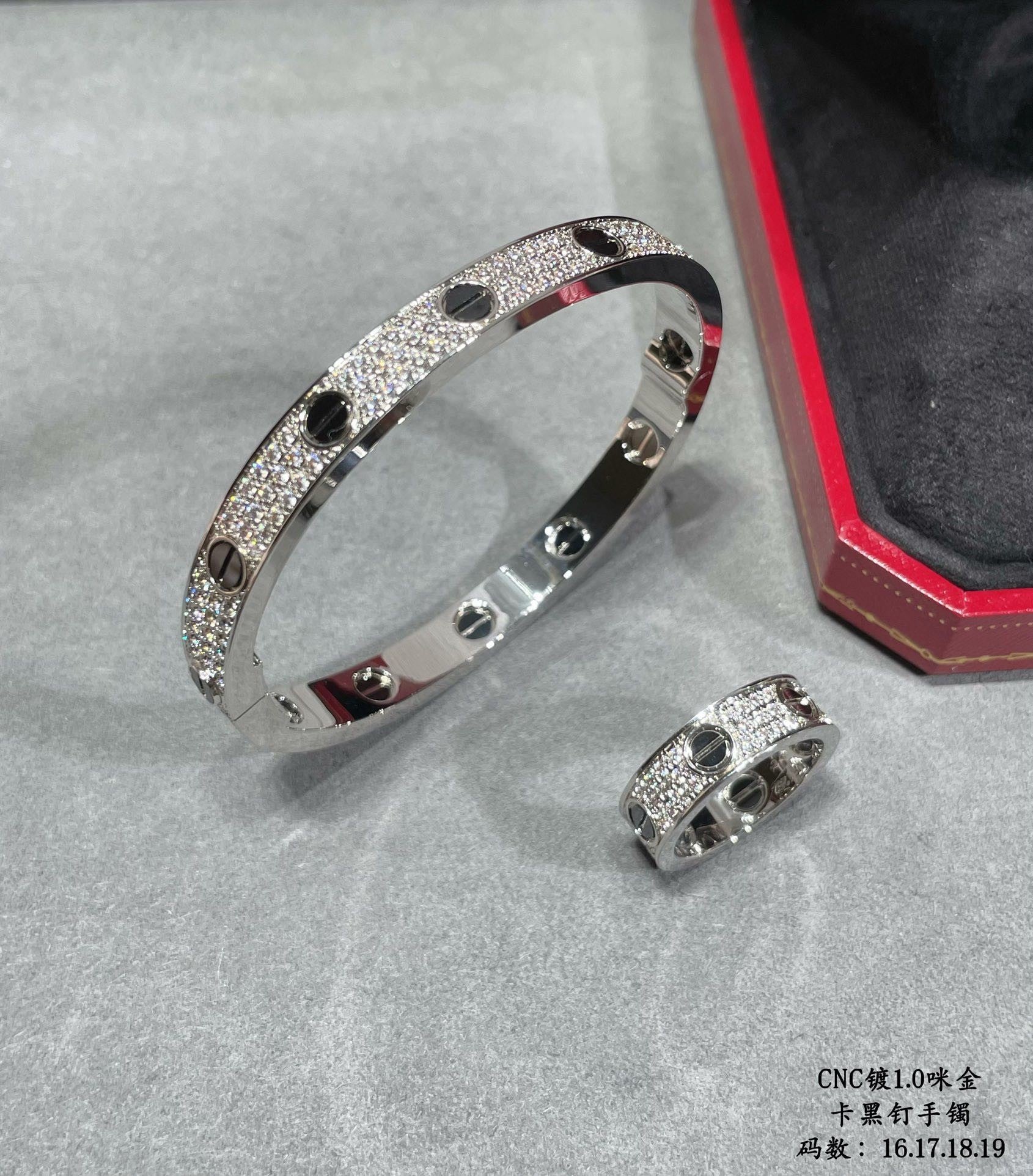 ¡®Imperial¡¯LOVE BRACELET 6.1MM DIAMOND-PAVED CERAMIC