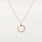 Lumi Juste Halskette, roségoldene Diamanten 