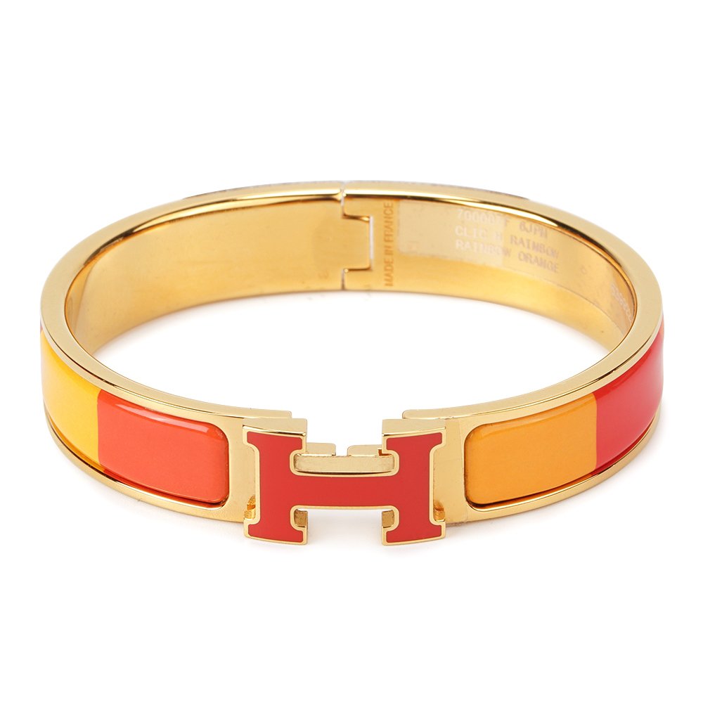 LumiH Armband Orange Regenbogen Keramik