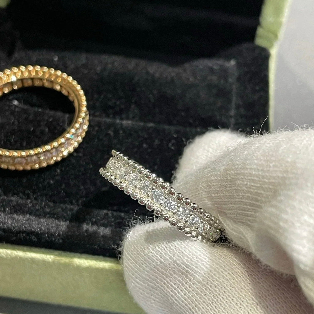 ¡®Lumi¡¯PERLEE DIAMOND SILVER RING
