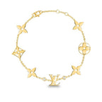 ¡®Lumi¡¯STAR AND SUN 7 MOTIFS GOLD BRACELET