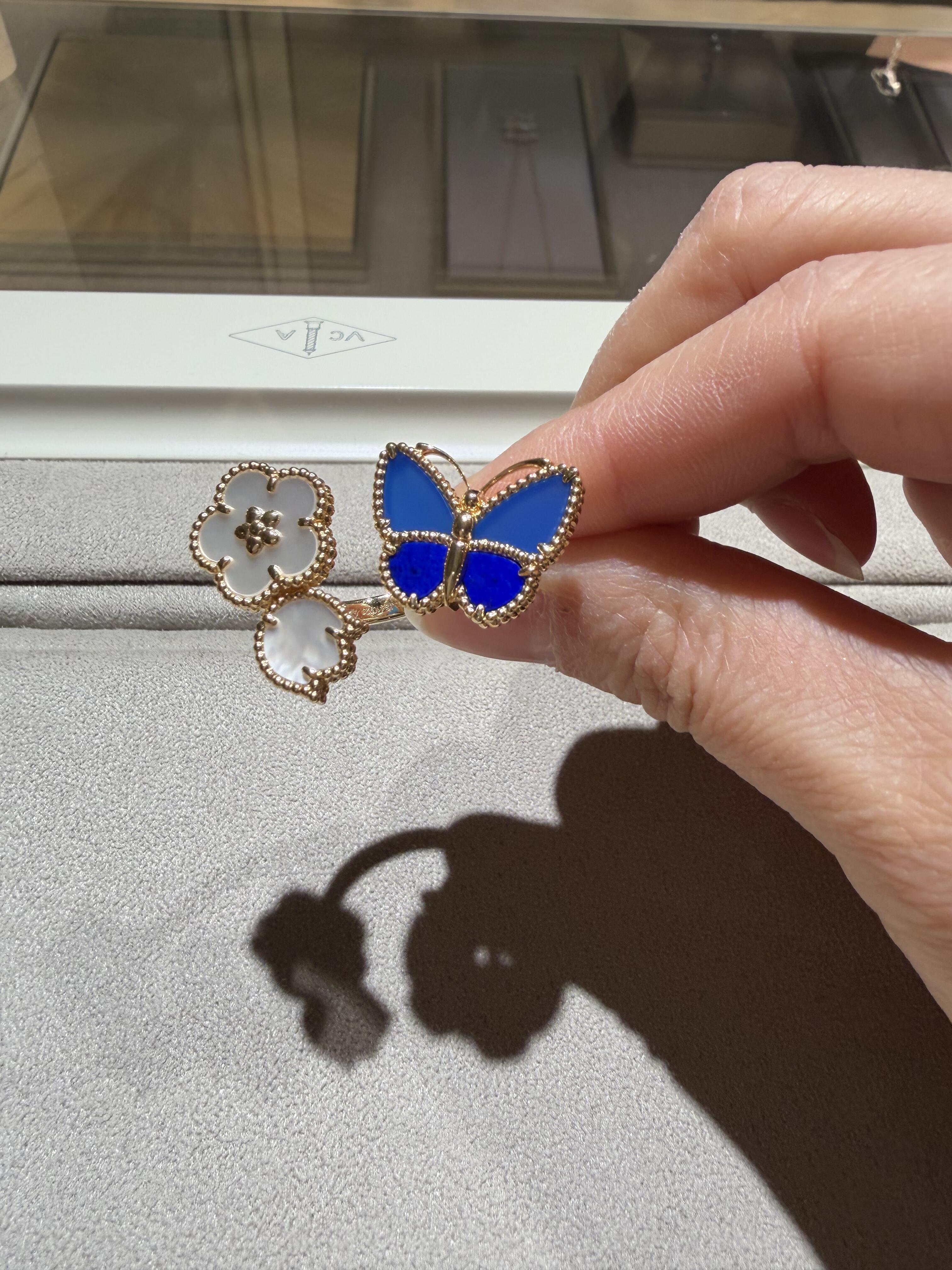 [Lumi Jewelry]2026 NEW MODEL SPRING LUCKY 3 MOTIF GOLD RING