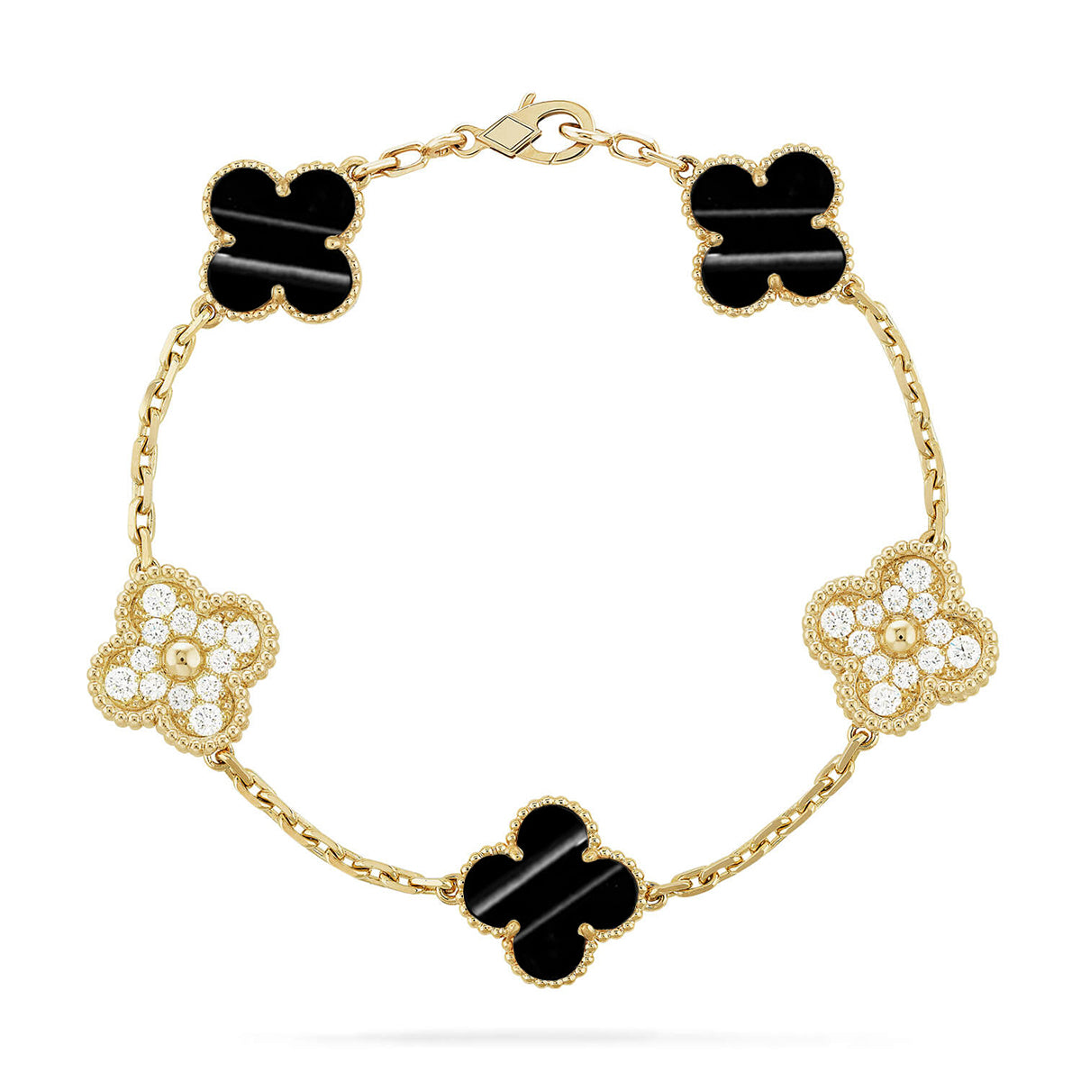 [Lumi]New  CLOVER 5 MOTIF PULSAR STONE BRACELET COLLECTION
