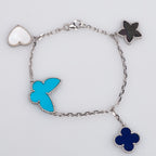 Lumi® Glücksfeder Silberarmband 4 Motive