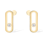 [Imperial] MOVE UNO SMALL 1 DIAMOND EARRINGS