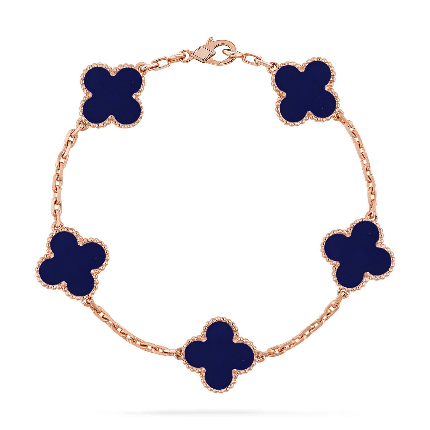 [Lumi jewelry]CLOVER 5 MOTIF LAPIS LAZULI BRACELET COLLECTION