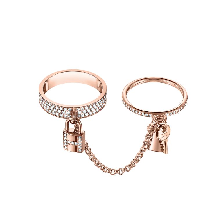 LumiHM Kelly Clochette Doppelring mit Diamanten