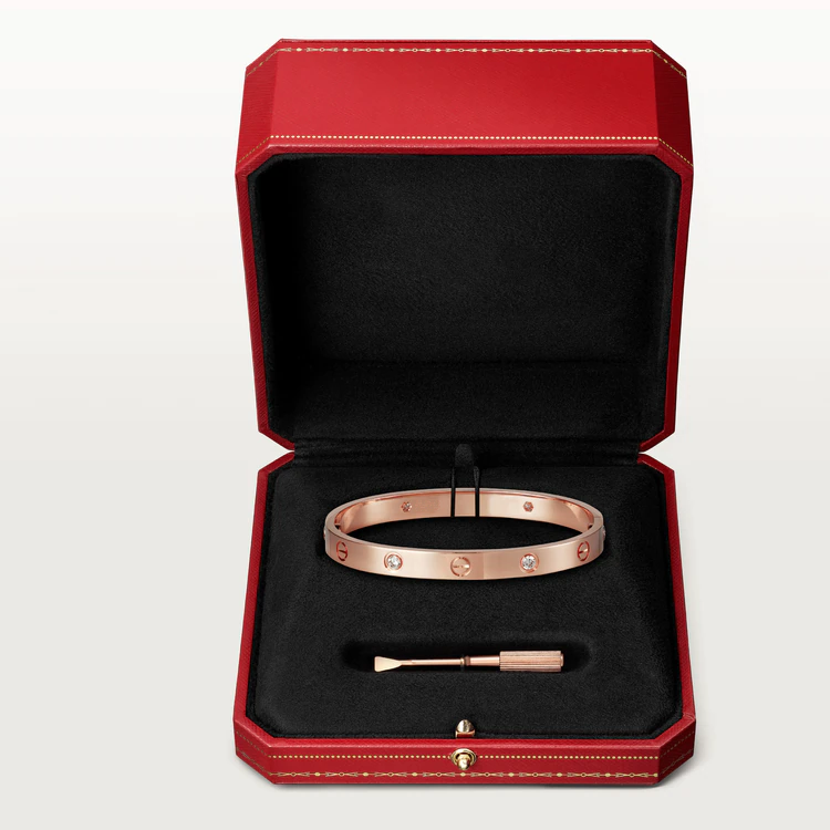 ¡®Lumi¡¯LOVE BRACELET 6.1MM 4 DIAMONDS