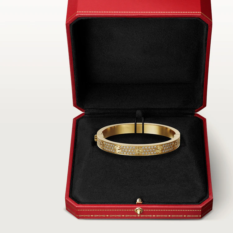 ¡®Lumi¡¯LOVE BRACELET 6.1MM DIAMOND-PAVED