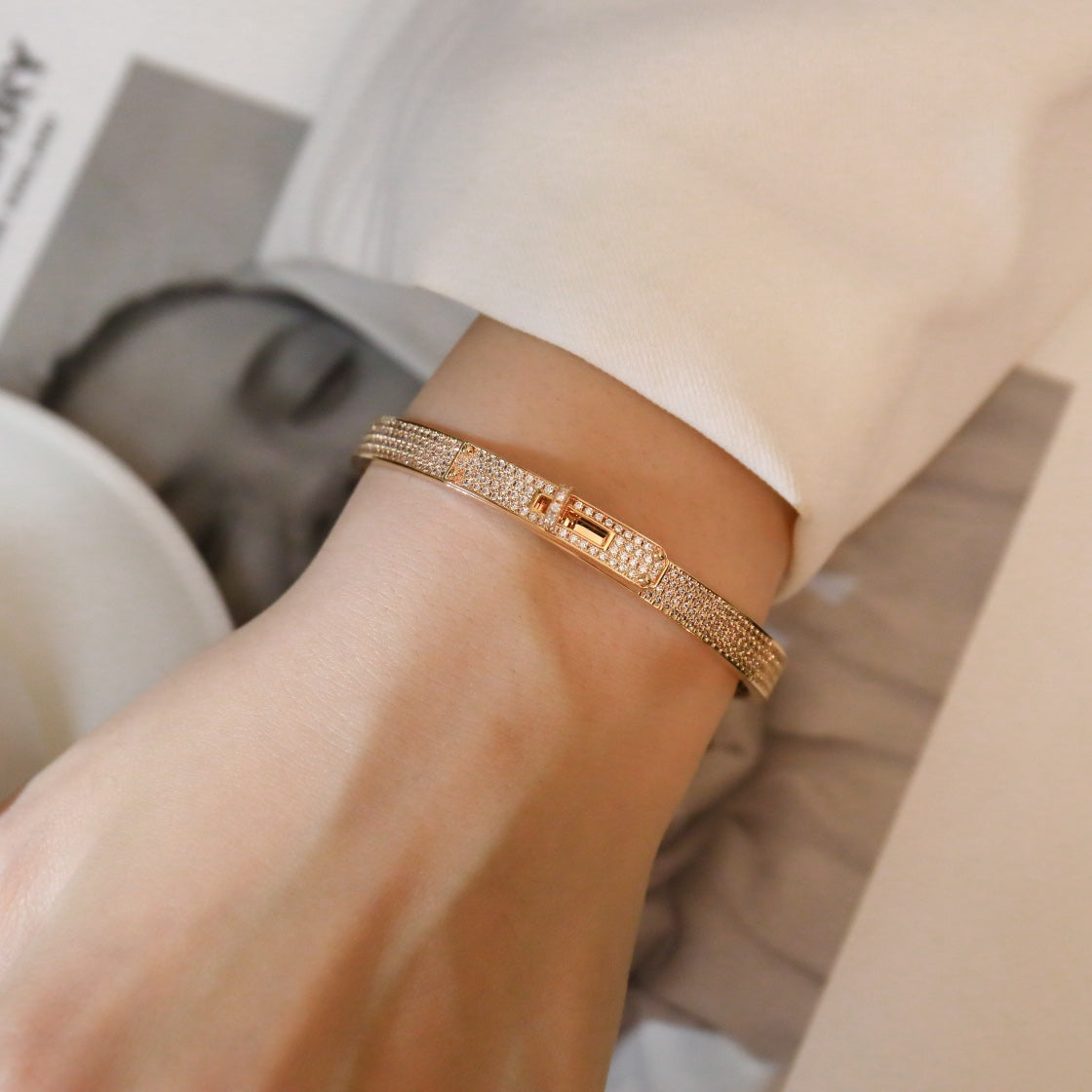 Lumi® Kelly Armband, diamantbesetzt 