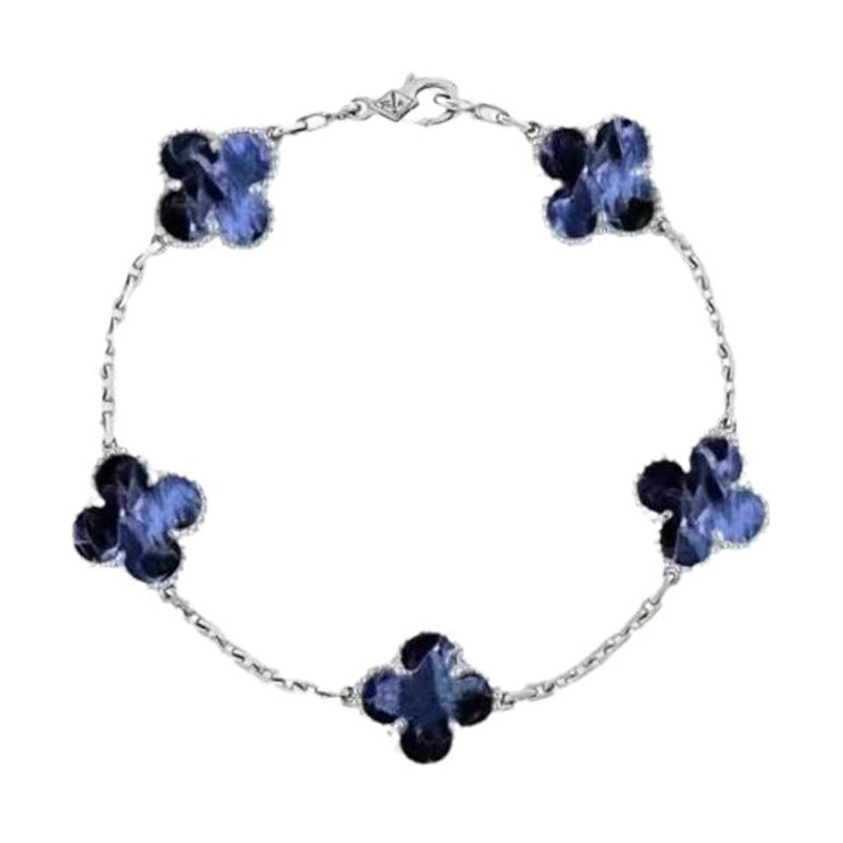 [Lumi jewelry]CLOVER 5 MOTIF PIETERSITE BRACELET COLLECTION