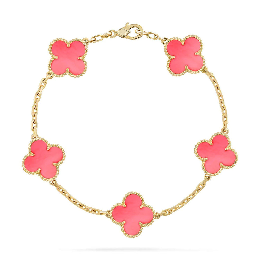 [Lumi] Neue CLOVER 5 MOTIFS PINK MOP ARMBANDKOLLEKTION